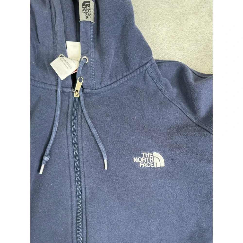 The North Face Full Zip Hoodie Men's Size Large Blue Outdoor